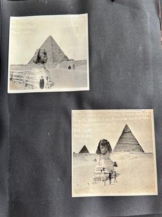 1922 TRAVEL PHOTO ALBUM - MIDDLE EAST and EUROPE