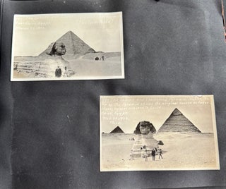 1922 TRAVEL PHOTO ALBUM - MIDDLE EAST and EUROPE