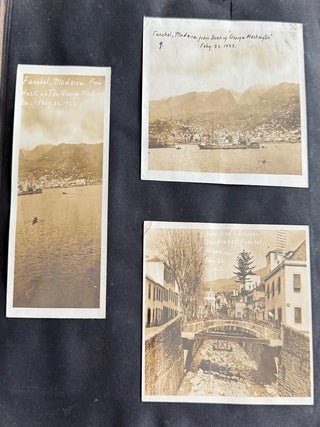1922 TRAVEL PHOTO ALBUM - MIDDLE EAST and EUROPE