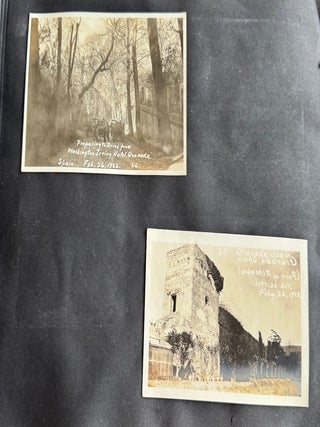 1922 TRAVEL PHOTO ALBUM - MIDDLE EAST and EUROPE