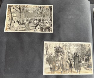 1922 TRAVEL PHOTO ALBUM - MIDDLE EAST and EUROPE