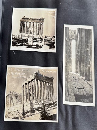 1922 TRAVEL PHOTO ALBUM - MIDDLE EAST and EUROPE