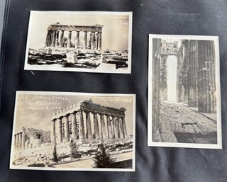 1922 TRAVEL PHOTO ALBUM - MIDDLE EAST and EUROPE