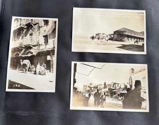 1922 TRAVEL PHOTO ALBUM - MIDDLE EAST and EUROPE
