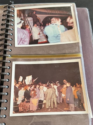 PRESIDENT RICHARD NIXON PRESS PHOTO ALBUM 1972 RHODE ISLAND