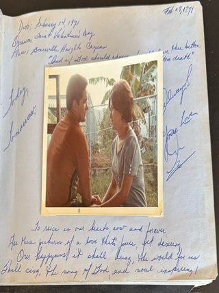1971 PUERTO RICAN LOVEBIRDS DEVOTIONAL PHOTO ALBUM