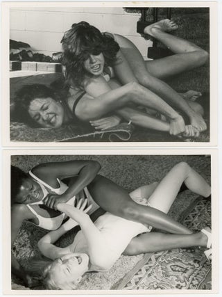 WOMEN WRESTLING PHOTOS 1977 - TRIUMPH STUDIOS, CANOGA PARK, CA