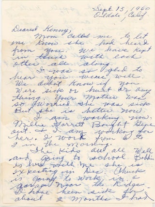 PERSONAL DOCUMENTS CONVICTED FELON KENNETH EUGENE PARNELL 1946-1963