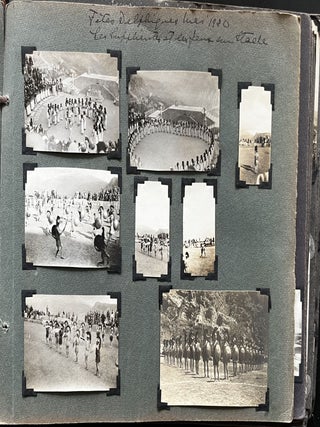 1916-1940 SERPIERI FAMILY PHOTO ALBUM ATHENS GREECE, LAURION MINES, ATHENIAN AND ROMAN RUINS