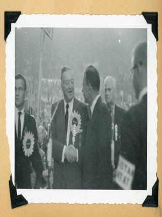 1956 POLITICAL CONVENTIONS PHOTO ALBUM/SCRAPBOOK - PRESS