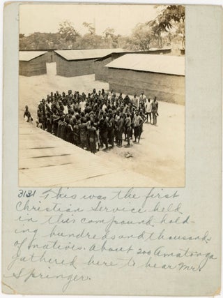 CHRISTIAN METHODIST MISSIONARY JOHN SPRINGER CENTRAL AFRICA AND SOUTH AFRICA 1907-1914