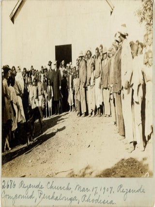 CHRISTIAN METHODIST MISSIONARY JOHN SPRINGER CENTRAL AFRICA AND SOUTH AFRICA 1907-1914
