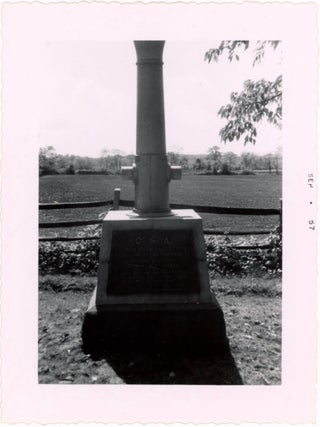 CIVIL WAR ERA UNION ARMY MONUMENTS, AMERICAN HISTORY PATRIOT SNAPSHOT PHOTOS 1957-1959