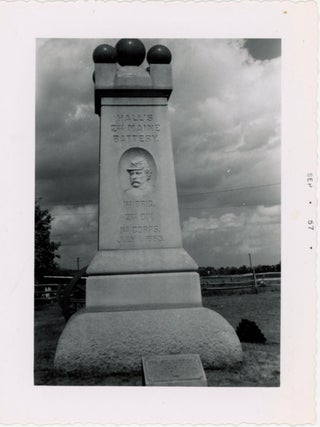 CIVIL WAR ERA UNION ARMY MONUMENTS, AMERICAN HISTORY PATRIOT SNAPSHOT PHOTOS 1957-1959