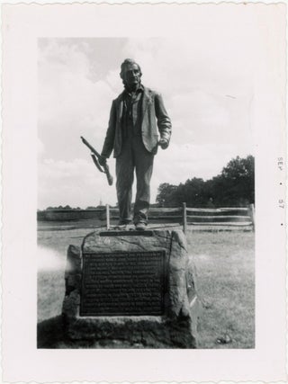 CIVIL WAR ERA UNION ARMY MONUMENTS, AMERICAN HISTORY PATRIOT SNAPSHOT PHOTOS 1957-1959