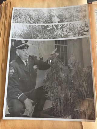 MONTEREY CA POLICE DEPT. ARCHIVE 1950s and 1960s SCRAPBOOKS PHOTO ALBUMS