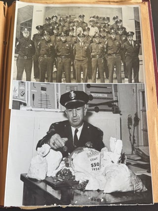 MONTEREY CA POLICE DEPT. ARCHIVE 1950s and 1960s SCRAPBOOKS PHOTO ALBUMS