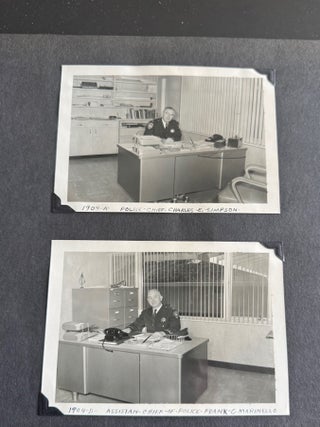 MONTEREY CA POLICE DEPT. ARCHIVE 1950s and 1960s SCRAPBOOKS PHOTO ALBUMS