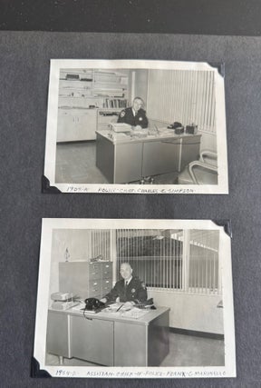 MONTEREY CA POLICE DEPT. ARCHIVE 1950s and 1960s SCRAPBOOKS PHOTO ALBUMS