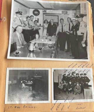 MONTEREY CA POLICE DEPT. ARCHIVE 1950s and 1960s SCRAPBOOKS PHOTO ALBUMS