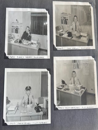 MONTEREY CA POLICE DEPT. ARCHIVE 1950s and 1960s SCRAPBOOKS PHOTO ALBUMS