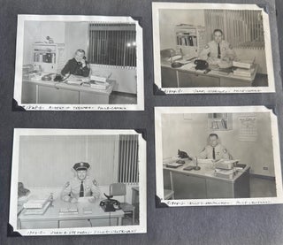 MONTEREY CA POLICE DEPT. ARCHIVE 1950s and 1960s SCRAPBOOKS PHOTO ALBUMS