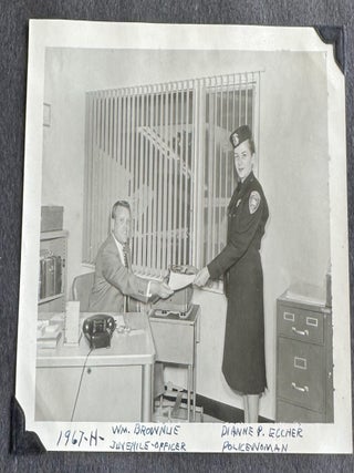 MONTEREY CA POLICE DEPT. ARCHIVE 1950s and 1960s SCRAPBOOKS PHOTO ALBUMS