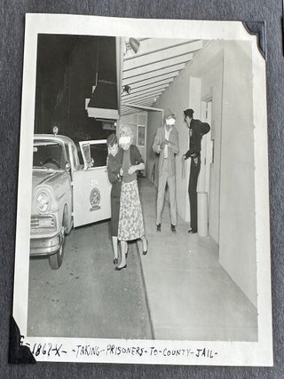 MONTEREY CA POLICE DEPT. ARCHIVE 1950s and 1960s SCRAPBOOKS PHOTO ALBUMS
