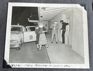 MONTEREY CA POLICE DEPT. ARCHIVE 1950s and 1960s SCRAPBOOKS PHOTO ALBUMS