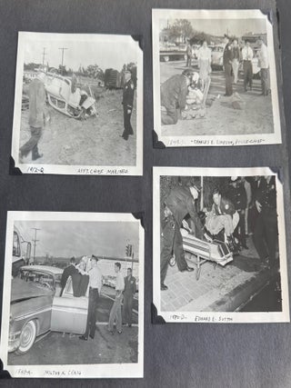 MONTEREY CA POLICE DEPT. ARCHIVE 1950s and 1960s SCRAPBOOKS PHOTO ALBUMS