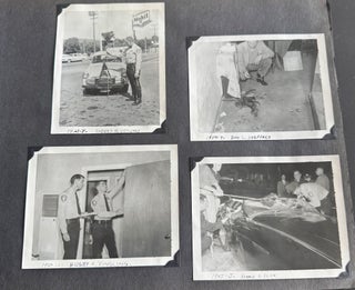 MONTEREY CA POLICE DEPT. ARCHIVE 1950s and 1960s SCRAPBOOKS PHOTO ALBUMS