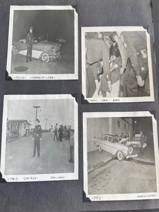 MONTEREY CA POLICE DEPT. ARCHIVE 1950s and 1960s SCRAPBOOKS PHOTO ALBUMS