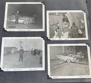 MONTEREY CA POLICE DEPT. ARCHIVE 1950s and 1960s SCRAPBOOKS PHOTO ALBUMS