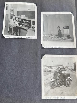 MONTEREY CA POLICE DEPT. ARCHIVE 1950s and 1960s SCRAPBOOKS PHOTO ALBUMS