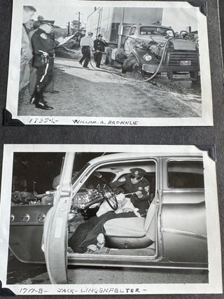 MONTEREY CA POLICE DEPT. ARCHIVE 1950s and 1960s SCRAPBOOKS PHOTO ALBUMS