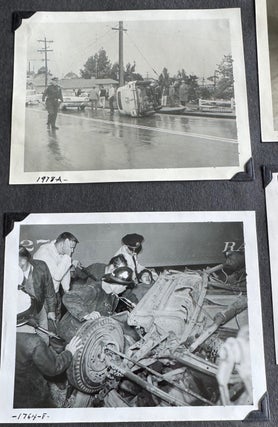 MONTEREY CA POLICE DEPT. ARCHIVE 1950s and 1960s SCRAPBOOKS PHOTO ALBUMS