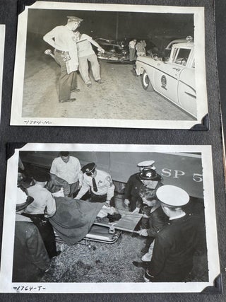 MONTEREY CA POLICE DEPT. ARCHIVE 1950s and 1960s SCRAPBOOKS PHOTO ALBUMS