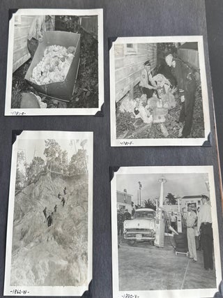 MONTEREY CA POLICE DEPT. ARCHIVE 1950s and 1960s SCRAPBOOKS PHOTO ALBUMS