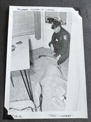 MONTEREY CA POLICE DEPT. ARCHIVE 1950s and 1960s SCRAPBOOKS PHOTO ALBUMS