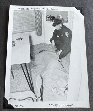 MONTEREY CA POLICE DEPT. ARCHIVE 1950s and 1960s SCRAPBOOKS PHOTO ALBUMS