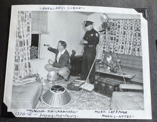 MONTEREY CA POLICE DEPT. ARCHIVE 1950s and 1960s SCRAPBOOKS PHOTO ALBUMS