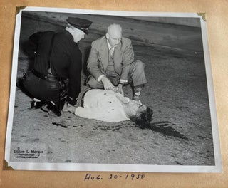 MONTEREY CA POLICE DEPT. ARCHIVE 1950s and 1960s SCRAPBOOKS PHOTO ALBUMS