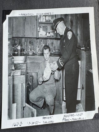 MONTEREY CA POLICE DEPT. ARCHIVE 1950s and 1960s SCRAPBOOKS PHOTO ALBUMS