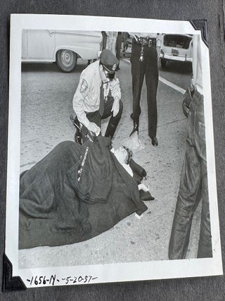 MONTEREY CA POLICE DEPT. ARCHIVE 1950s and 1960s SCRAPBOOKS PHOTO ALBUMS