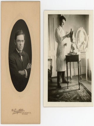 SCULPTOR CARLETON W. ANGELL SIGNED CATALOG OF WORKS, PHOTOS - UNIV. of MICHIGAN