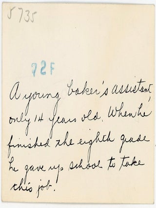 Unpublished Photographic Archive of the National Child Labor Committee, 1931–1953