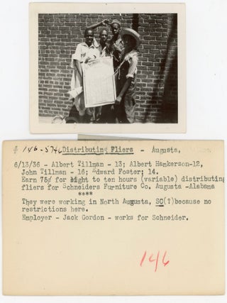 Unpublished Photographic Archive of the National Child Labor Committee, 1931–1953