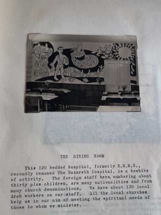 MISSIONARY NURSE at NAZARETH, ISRAEL HOSPITAL in the MID 1960s PHOTOS and TESTIMONY ALBUM