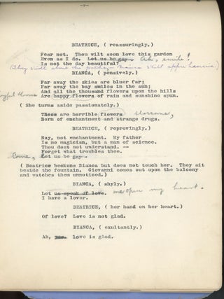 The Garden of Mystery: Libretto by Woman Librettist Nelle Richmond Eberhart for American Opera Premiered at Carnegie Hall (1925)