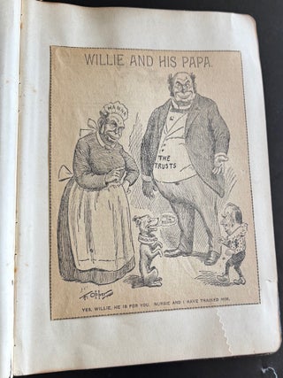 Item #1504 Opper Political Cartoon Scrapbook, New York Journal 1900–01 (McKinley & Roosevelt